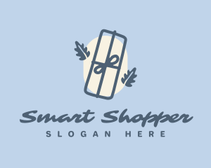 Shopper - Blue Gift Box logo design