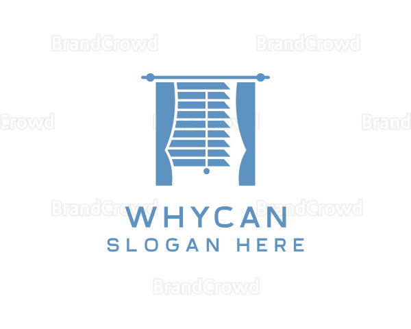 Curtain Drapery Blinds Logo