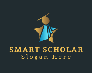 Student - Star Student Graduation logo design