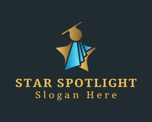 Star Student Graduation logo design