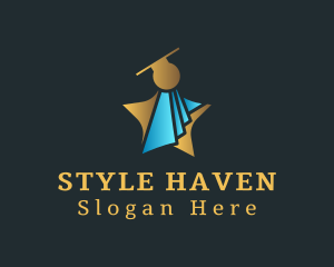 College - Star Student Graduation logo design