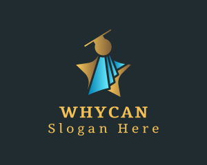 Graduate School - Star Student Graduation logo design