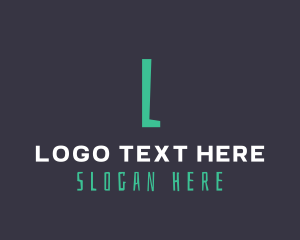 Surf - Handmade Artsy Craft Letter L logo design