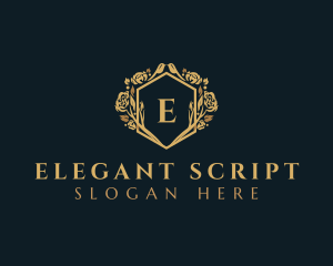 Luxury Floral Boutique logo design