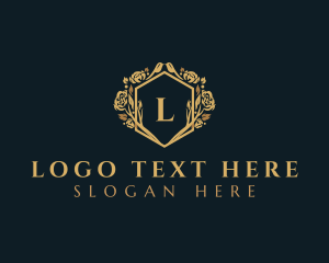 Luxury Floral Boutique Logo