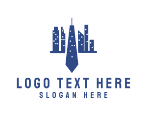 Buildings - Building Skyline Tie logo design