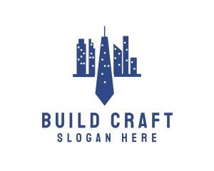 Building Skyline Tie logo design