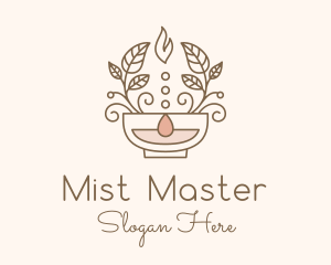 Organic Leaf Aromatherapy logo design