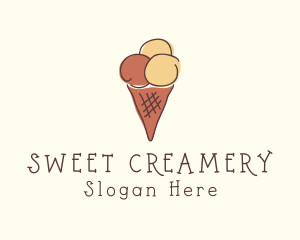 Ice Cream Dessert  logo design