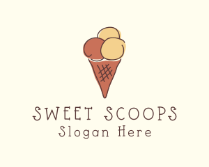 Ice Cream - Ice Cream Dessert logo design