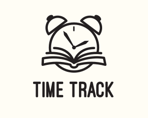 Reading Time Clock logo design