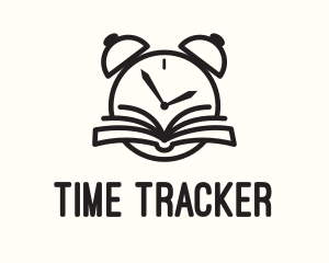 Reading Time Clock logo design