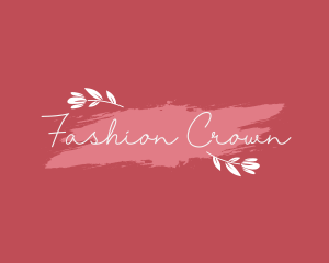 Beauty Fashion Brush logo design