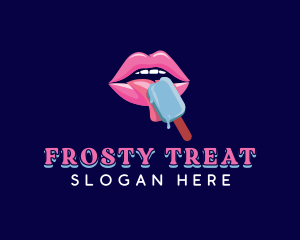 Popsicle - Sexy Lips Popsicle logo design