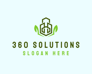 Natural Eco Buildings logo design