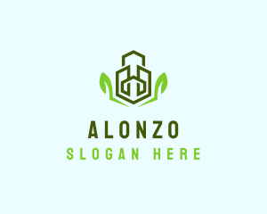 Natural Eco Buildings logo design