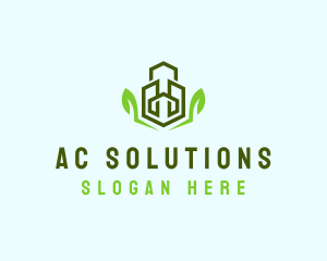 Natural Eco Buildings logo design