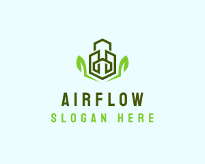 Natural Eco Buildings logo design