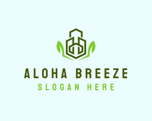 Natural Eco Buildings logo design