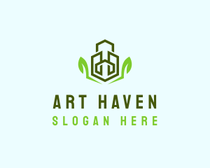 Natural Eco Buildings logo design