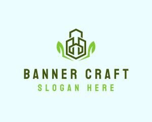 Natural Eco Buildings logo design