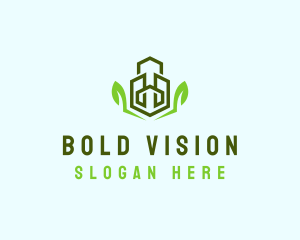 Natural Eco Buildings logo design