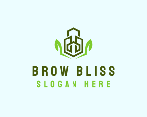 Natural Eco Buildings logo design