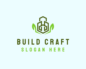 Natural Eco Buildings logo design