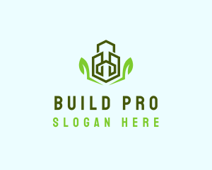 Natural Eco Buildings logo design