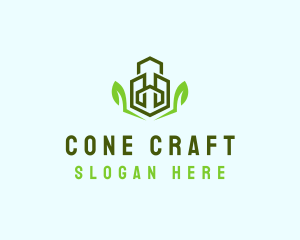 Natural Eco Buildings logo design