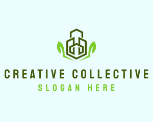 Natural Eco Buildings logo design