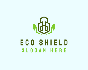 Natural Eco Buildings logo design