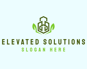 Natural Eco Buildings logo design