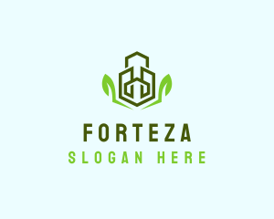 Natural Eco Buildings logo design