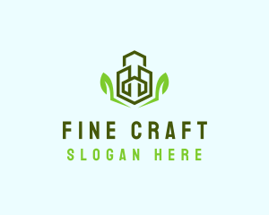 Natural Eco Buildings logo design