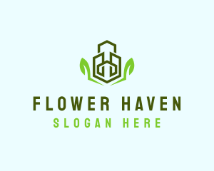 Natural Eco Buildings logo design