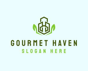 Natural Eco Buildings logo design