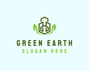Ecology - Natural Eco Buildings logo design