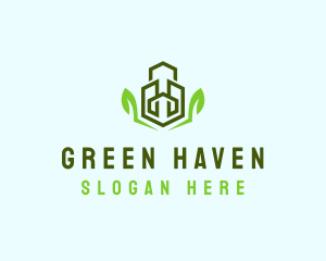 Natural Eco Buildings logo design