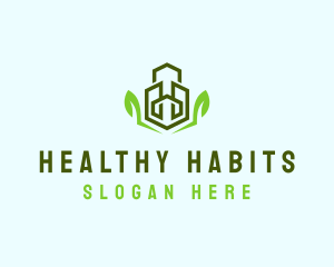 Natural Eco Buildings logo design