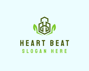 Natural Eco Buildings logo design