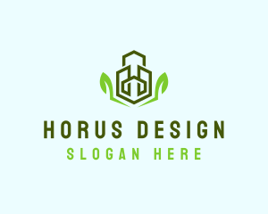 Natural Eco Buildings logo design