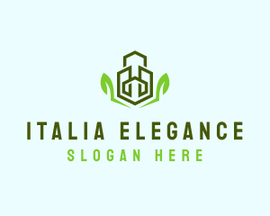 Natural Eco Buildings logo design