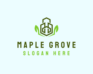 Natural Eco Buildings logo design