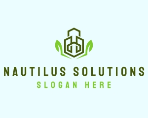 Natural Eco Buildings logo design