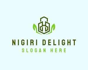 Natural Eco Buildings logo design