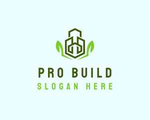 Natural Eco Buildings logo design