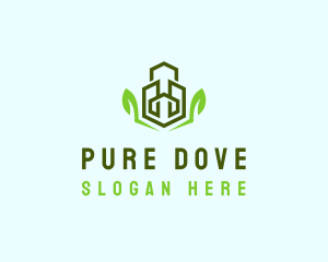 Natural Eco Buildings logo design