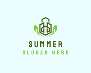 Natural Eco Buildings logo design