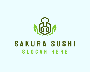 Natural Eco Buildings logo design